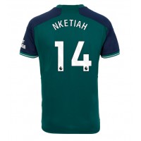 Arsenal Eddie Nketiah #14 Tretí futbalový dres 2023-24 Krátky Rukáv